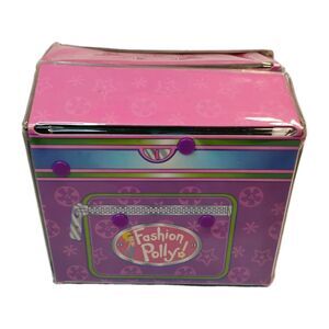 VTG Polly Pocket Fashion Polly Fold Out Carry Case Mall Salon Store Salon Chair